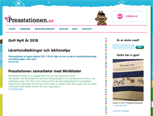 Tablet Screenshot of presstationen.se